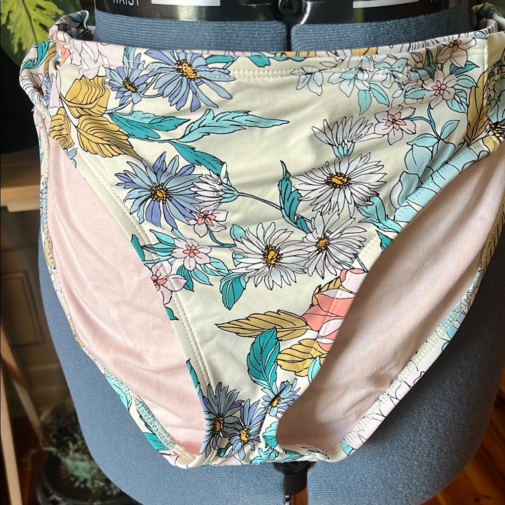 Kona Sol Floral Bikini Bottoms